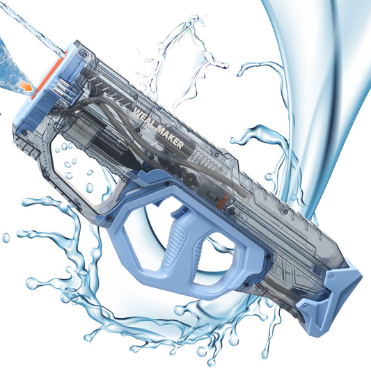 ENJOYS JOYFULLY Automatic Water Reload Electric Water Gun（Blue）